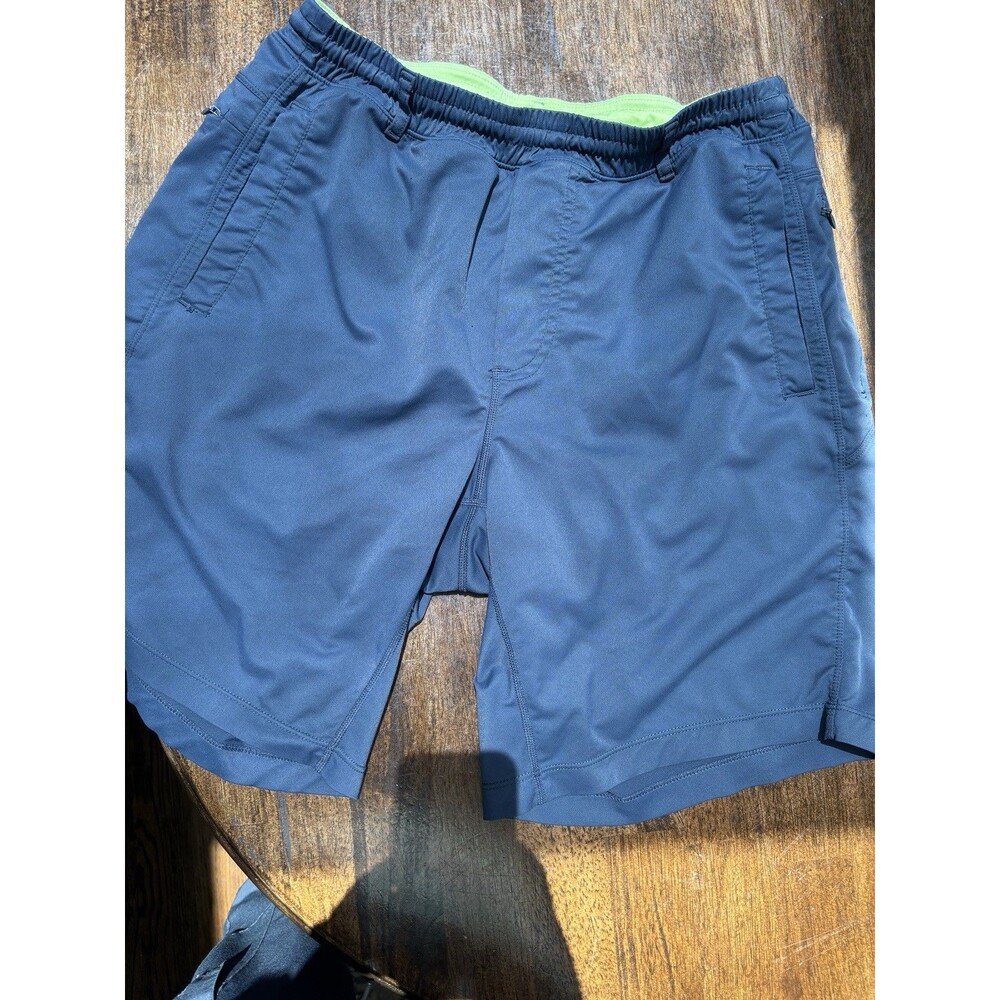 Birddogs Blue Athletic Shorts Men’s Medium Long Built In Liner Performance Gym